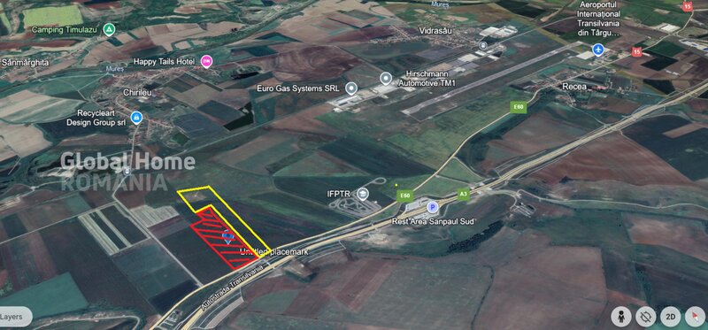 Mures Teren 37.500 Mp-DN 15 Autostrada Transilvania - Mures